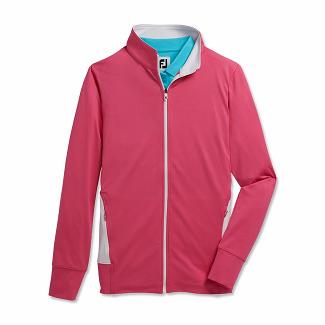 Women's Footjoy Golf Mid Layer Pink/White NZ-453531